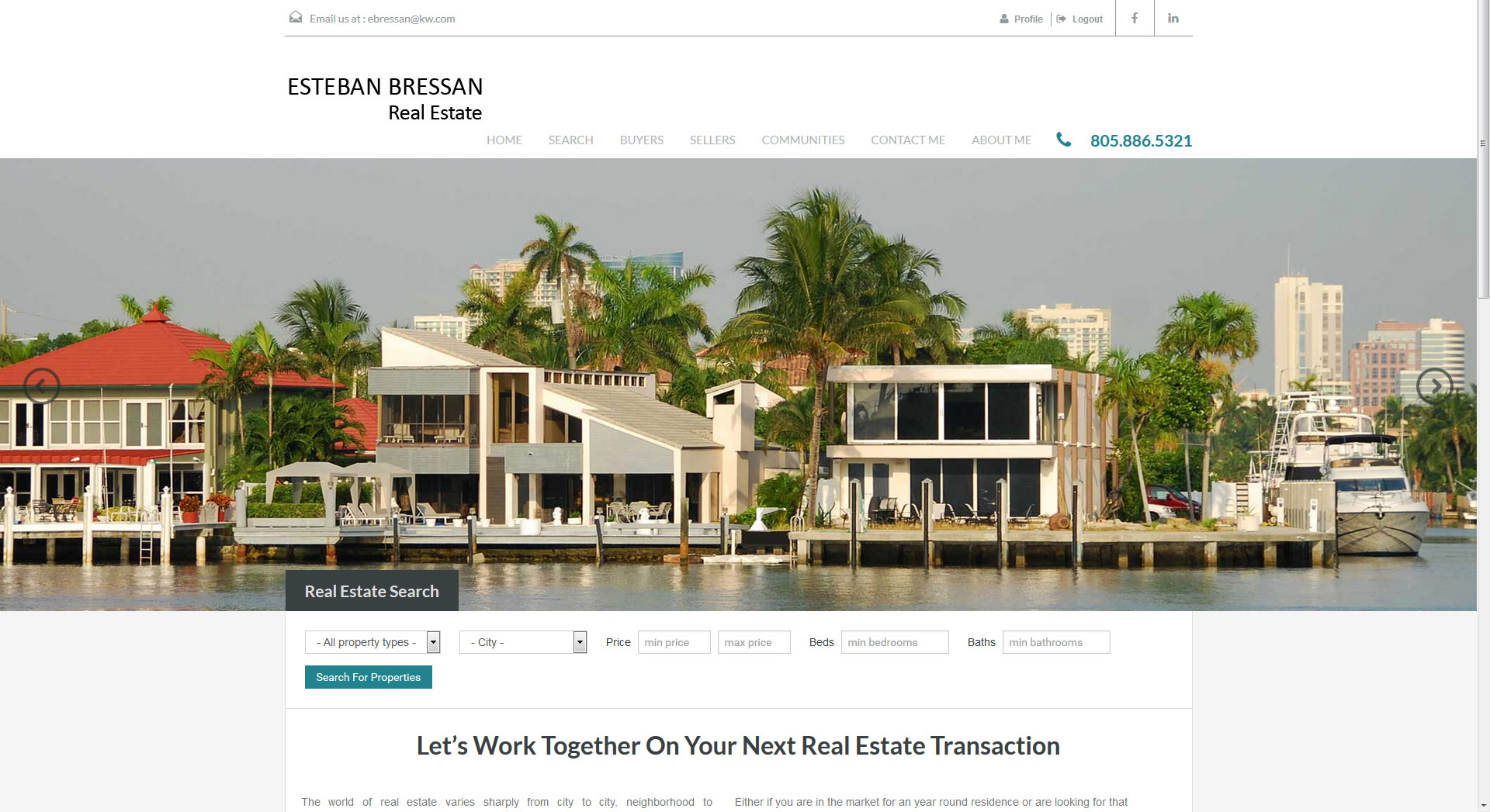 Real Estate Website